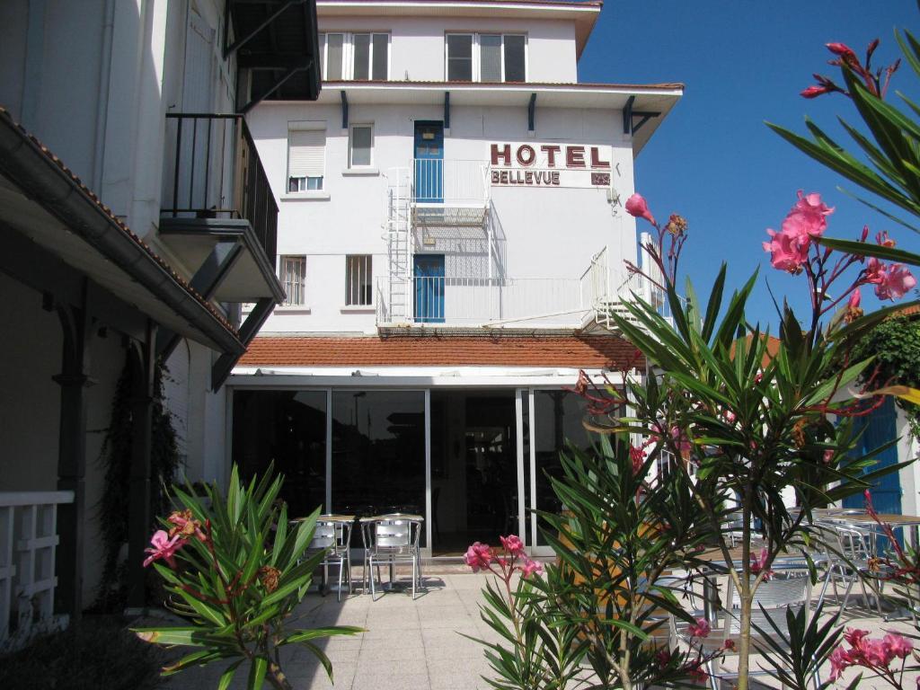 Hotel Bellevue Mimizan Plage Exterior foto