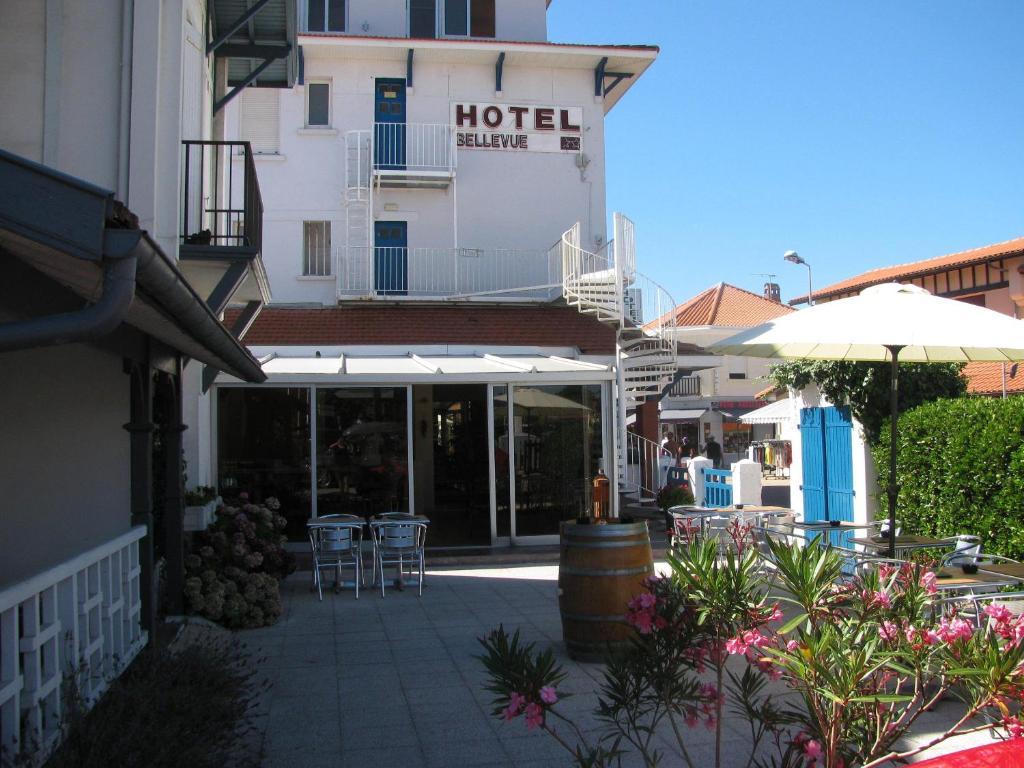Hotel Bellevue Mimizan Plage Exterior foto