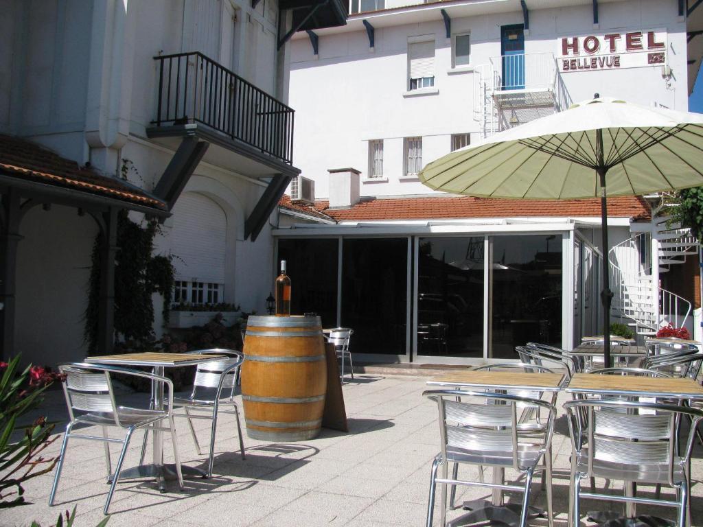 Hotel Bellevue Mimizan Plage Exterior foto